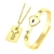 Imagem do Pulseira de bloqueio de coração de amor, de aço inoxidável, pulseiras, chave