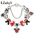 Imagem do Pulseira Disney Mickey Minnie Rosa Cristal Grânulos