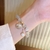 Pulseira Olho de Gato com Pedra Acenando Frisado - comprar online