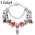 Pulseira Disney Mickey Minnie Rosa Cristal Grânulos - loja online