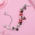 Pulseira Disney Mickey Minnie Rosa Cristal Grânulos - comprar online