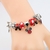 Pulseira Disney Mickey Minnie Rosa Cristal Grânulos na internet