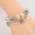 Pulseira Mil Cristal Grande Buraco Frisado Pintado Folhas Árvore da Vida - loja online