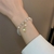 Pulseira Olho de Gato com Pedra Acenando Frisado - loja online