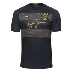Camisa Corinthians III 2018 - Torcedor Nike Masculina - Preto+Dourado