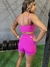 Conjunto short Básic + top Mar rosa fuscia na internet