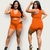 Conjunto short master basic + Top Fran master Laranja - comprar online