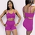 Conjunto short Básic + top Fran Roxo lilas - comprar online
