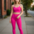 Conjunto legging básica + top mar rosa - comprar online