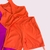 Conjunto short master ajuste + top Fran laranja - comprar online