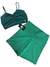 Conjunto short + top fran verde escuro / verde - comprar online