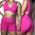 Conjunto short Básic + top Fran rosa - comprar online
