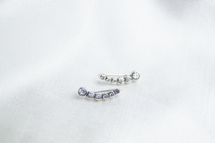 Brinco em prata ear cuff com 6 zircônias na internet
