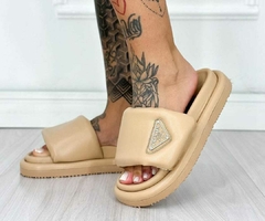 Papete Velcro Bege - comprar online