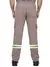Calça Brim Cargo Pesado Refletiva Cinza Uniforme Profissional na internet