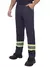 Calça Brim Pesado Azul Marinho com Refletivo Uniforme Profissional