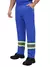 Calça Brim Pesado Azul Royal com Refletivo Uniforme