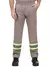 Calça Brim Pesado Cinza com Refletivo Uniforme Profissional na internet