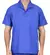 Camisa Brim Manga Curta Uniforme Profissional Azul Royal