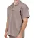Camisa Brim Manga Curta Uniforme Profissional Cinza - comprar online