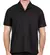 Camisa Brim Manga Curta Uniforme Profissional Preta