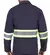 Camisa Brim Manga Longa Com Refletivo Uniforme Profissional Azul Marinho na internet