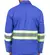 Destaque Camisa Brim Manga Longa Com Refletivo Uniforme Profissional Azul Royal na internet