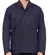 Camisa Brim Manga Longa Uniforme Profissional Azul Marinho