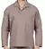 Camisa Brim Manga Longa Uniforme Profissional Cinza
