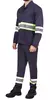 Conjunto Brim Refletiva Uniforme Profissional Manga Longa Azul Marinho - comprar online