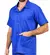 Jaleco Brim Manga Curta Com 3 Bolsos Uniforme Profissional Royal - comprar online