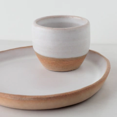 Imagen de Juego de Taza y Plato Gres