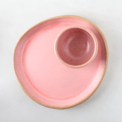 Juego de Taza y Plato Gres - tienda online