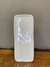 Bandeja retangular de ceramica off white