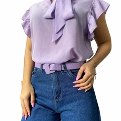 Cinto Couro Lavanda Candy Color na internet