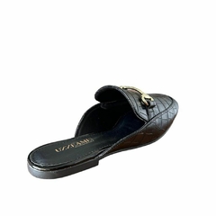 Mule Croco Bridão Preto