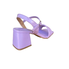 Imagem do Sandália AYLA SALTO BLOCO LAVANDA