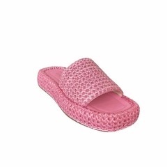 SANDÁLIA RÁFIA DE TRAMA NATURAL LUNA ROSA - comprar online