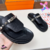 Sandalia Hermès Empire 'Preta' - loja online