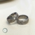 Par de Alianças Batimentos Diamantada cor Prata - loja online