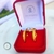 Par de Alianças Atenas Dourada 4mm com Banho mde Ouro 18K - comprar online