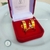 Par de Alianças Colmeia 8mm Com Banho de Ouro 18K na internet