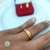 Par de Alianças Nilo Dourada com 8mm e Banho 18K - loja online