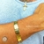 Pulseira Dean Dourada com Banho 18K na internet
