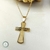 Colar Crucifixo Oração Pai Nosso com Banho de Ouro 18K - loja online