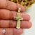 Colar Crucifixo Oração Pai Nosso com Banho de Ouro 18K - comprar online