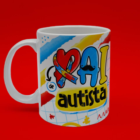 Caneca Cerâmica - Dia dos Pais - Manuh Artes