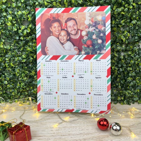 Calendário A4 - Natal