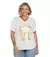 Blusa Plus Size Alongada Folhagens
