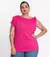 Blusa Feminina Plus Size Com Nó